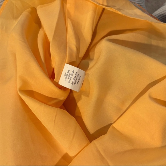 Y2K Amanda Uprichard Orange Floral Asymmetrical Dress - Picture 10 of 10